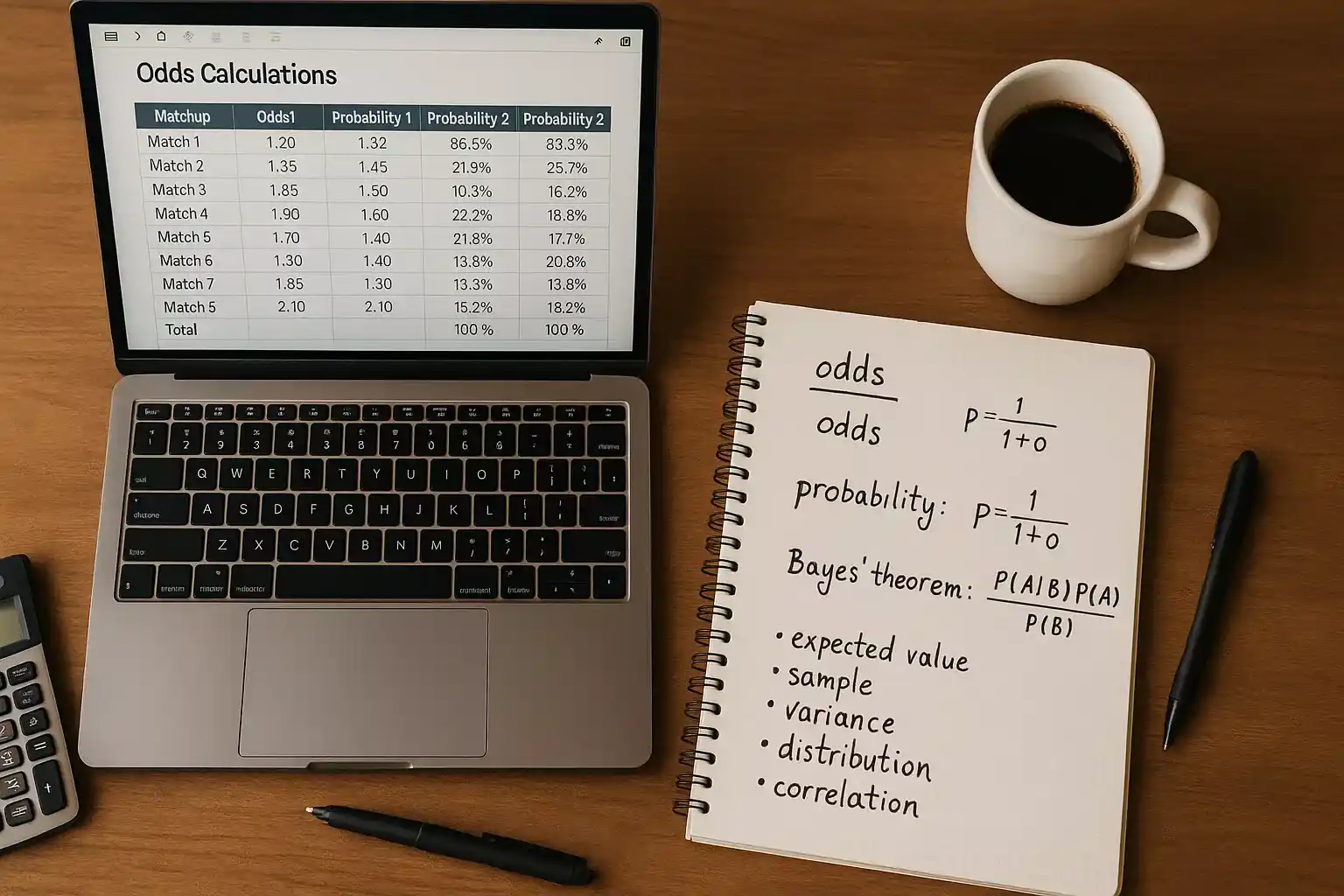 Eigen odds model bouwen met spreadsheet en data analyse