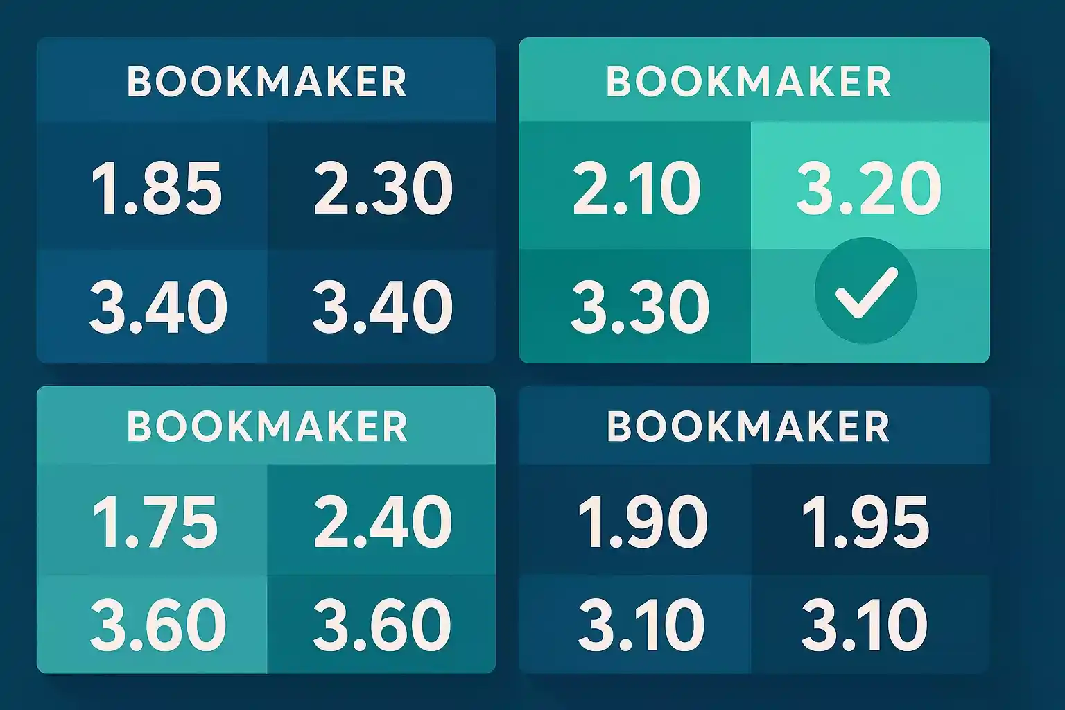 Odds vergelijken bij meerdere bookmakers voor betere quoteringen